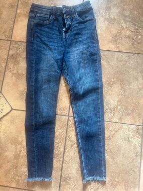 GIrls True Craft  Dark Blue High-Rise Skinny Jeans